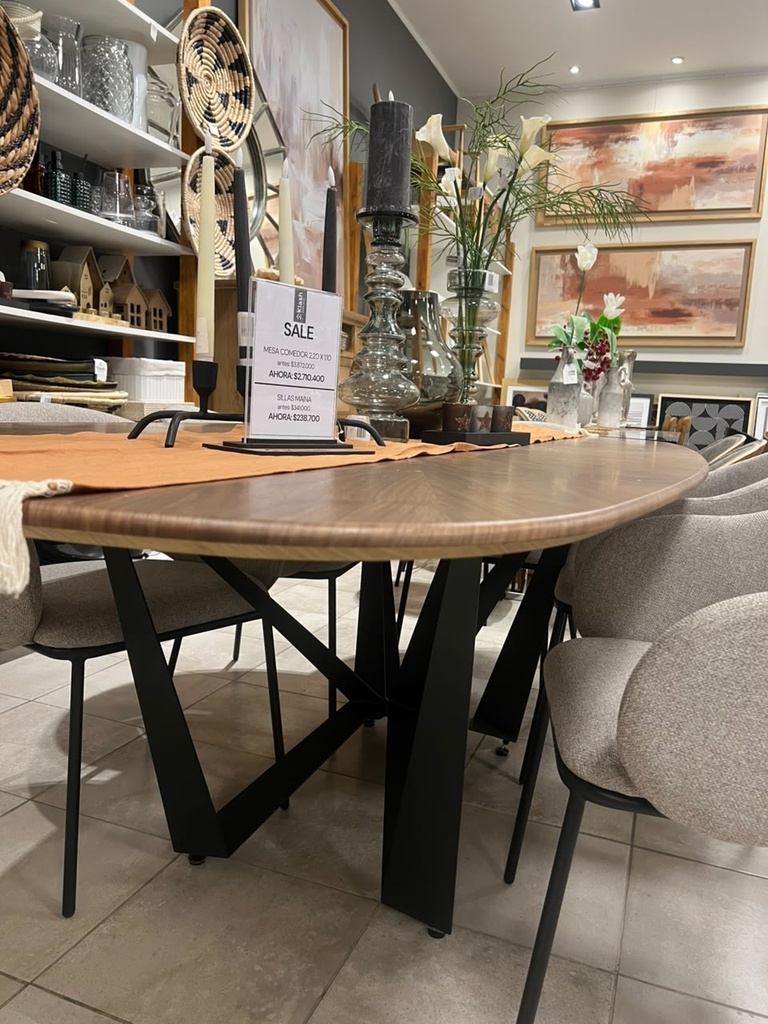 MESA COMEDOR SKORPIO 2.20 MTS
