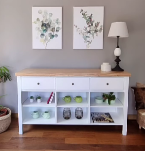 BAJO MILI 3 CAJONES COMBINADO 1.60x0.42x0.92