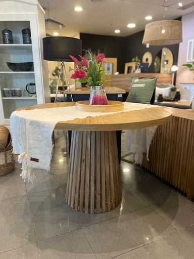 [2344] MESA COMEDOR BALI 1.00 MTS DIAMETRO