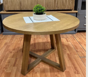 [1145] MESA COMEDOR REDONDA NORDICA 1 MTS DIAMETRO