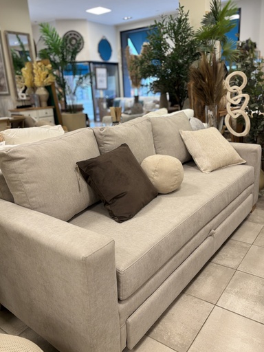 [1216] DIVAN CAMA 2.20 CON COLCHON 2 CUERPOS